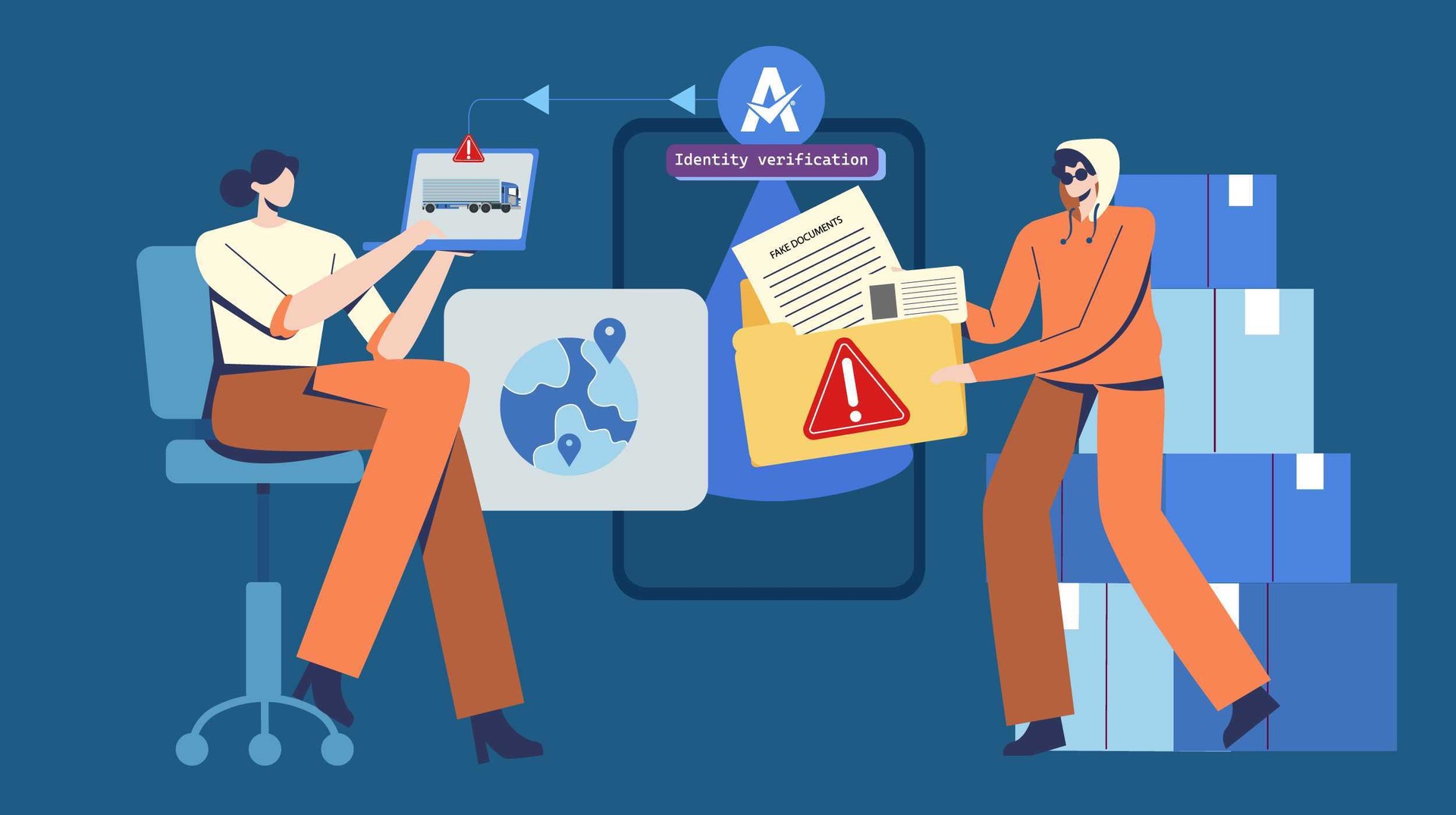 How Identity Verification Can Prevent Double Brokering in Freight Brokerage